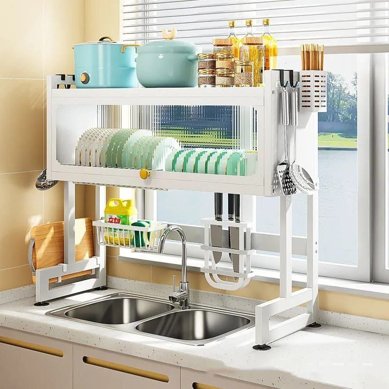 Over the sink dish with lid