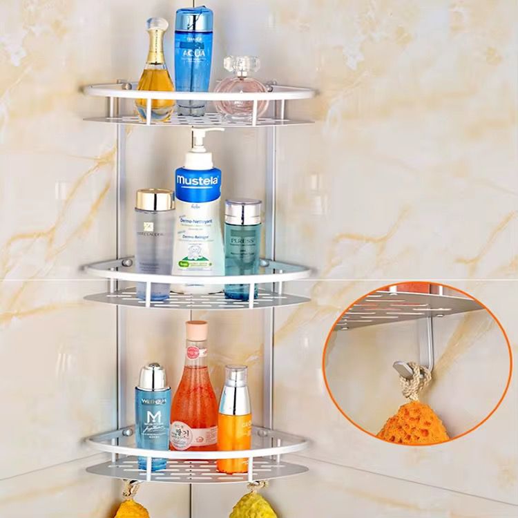 3 layer corner bathroom organizer