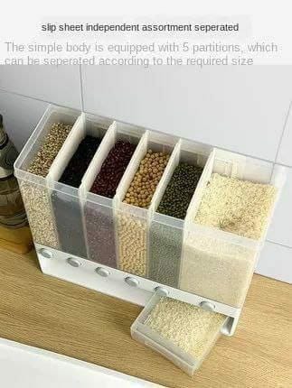 6 compartment cereals dispenser