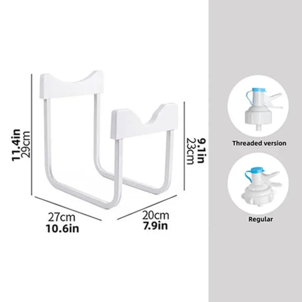 Multifunctional table top water jug stand water bottle rack for 5 gallon drinking bucket holder with dispenser