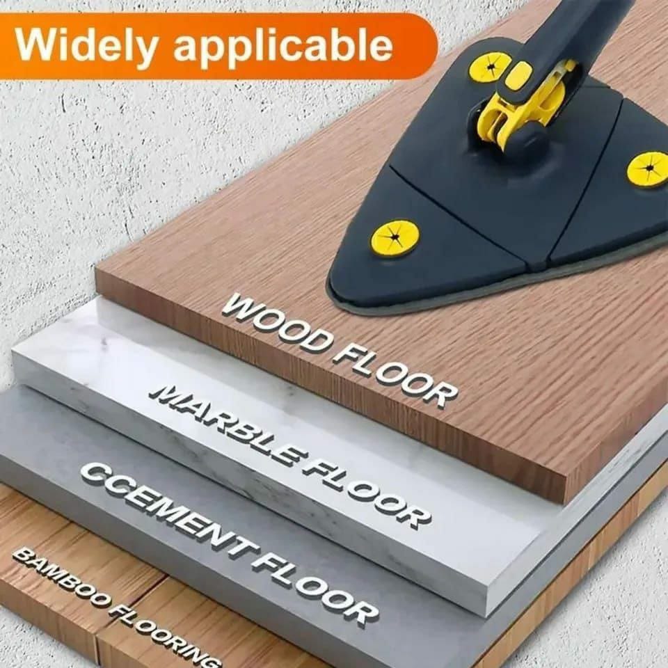 Adjustable cleaning squeeze mop rotatable 360