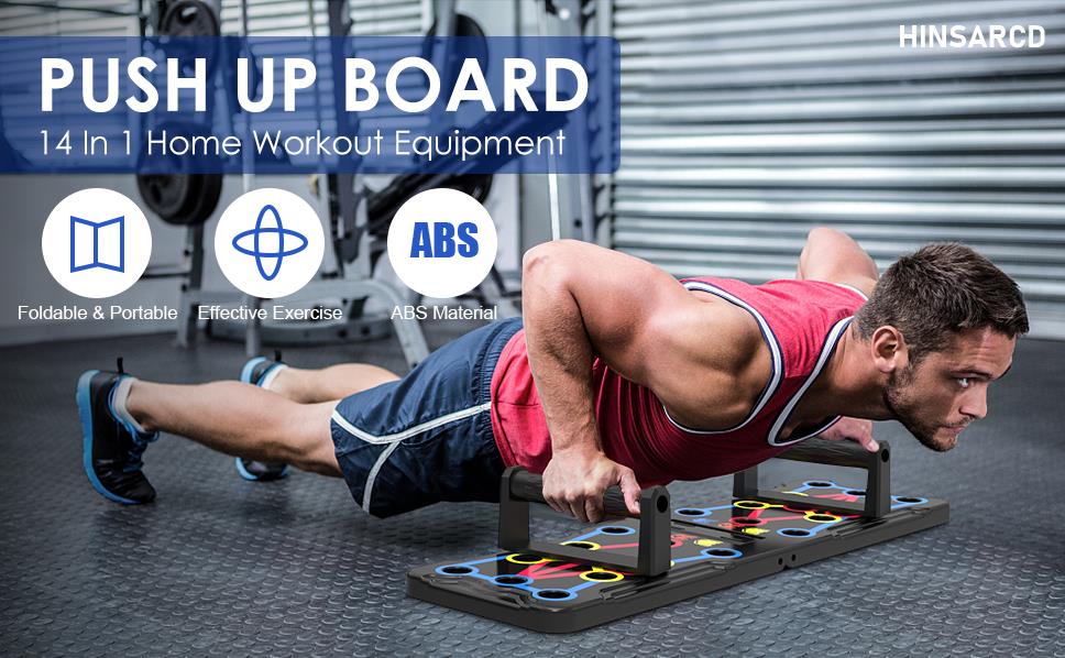 Portable multifunctional push-up board fitness and muscle training devie