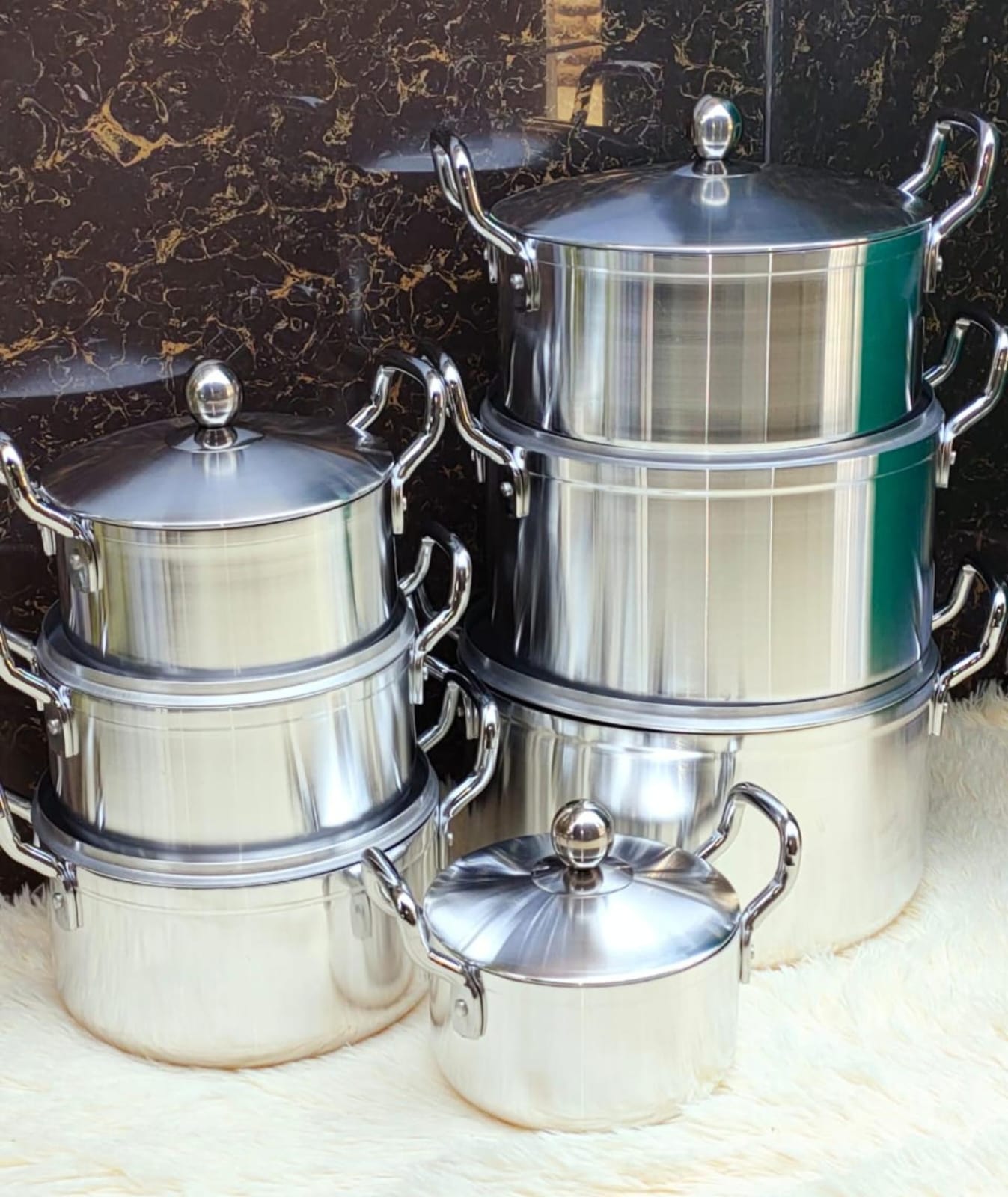 14pcs Aluminium Tornado Cooking Pots