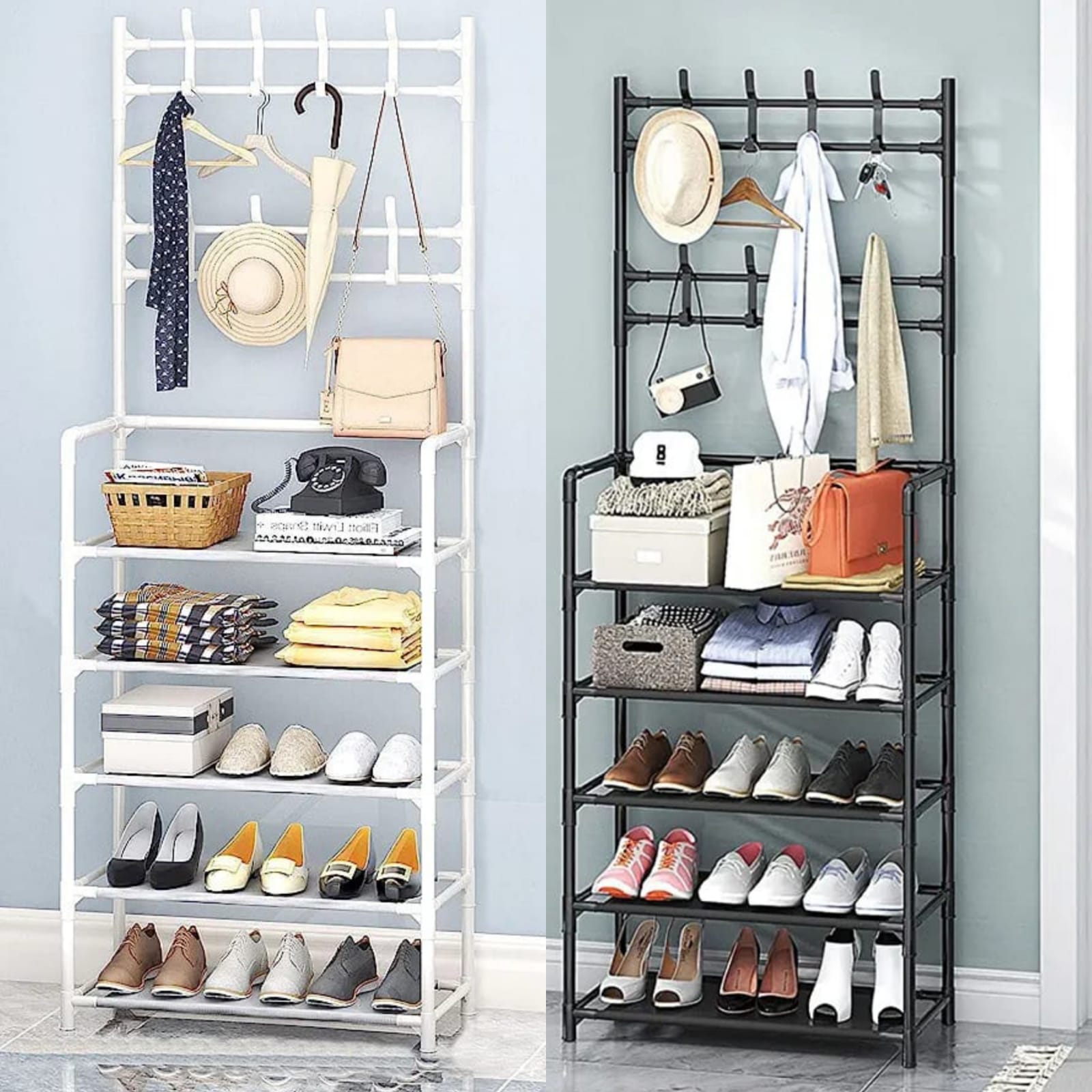Tier Coat Hanger with Shoe Rack – Dasheki Home: Home and Garden