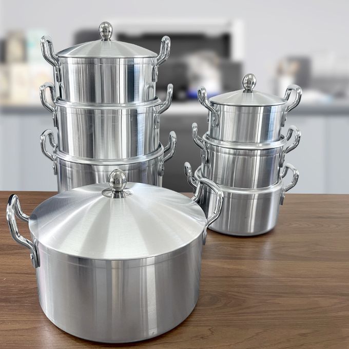 14pcs Aluminium Tornado Cooking Pots