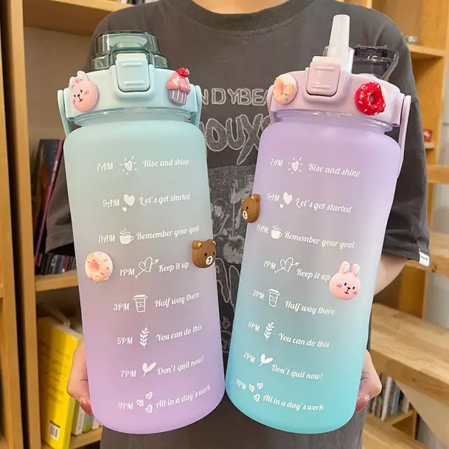 2L Motivational Water Bottle