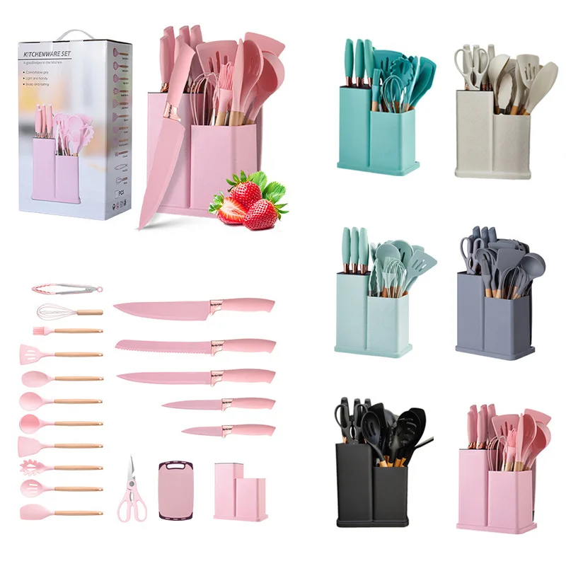 Silicone 19pc Kitchenware set