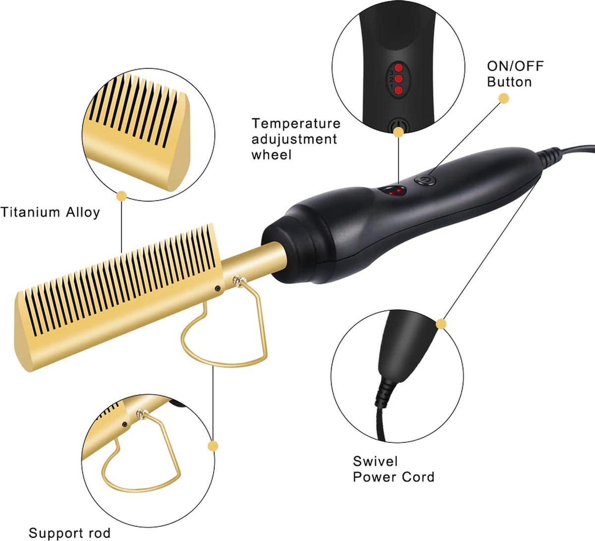 Hair straightener(Hot comb)