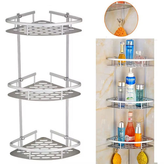 3 layer corner bathroom organizer