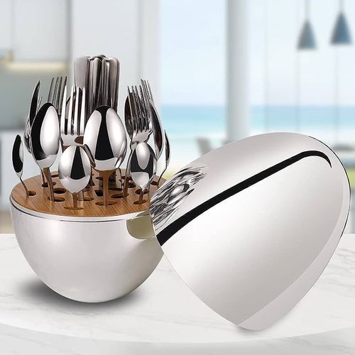 24pc stainless egg shell cutterly spoon