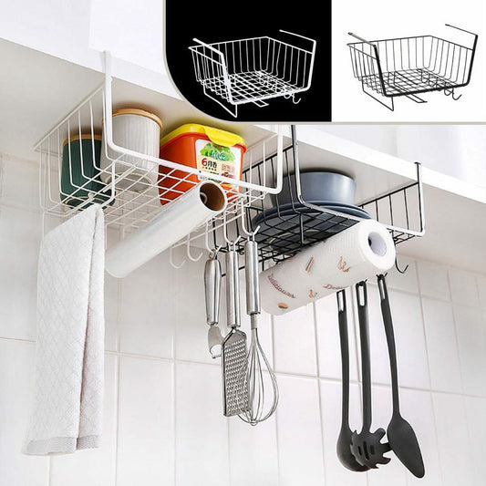 Under shelf double -layer storage rack