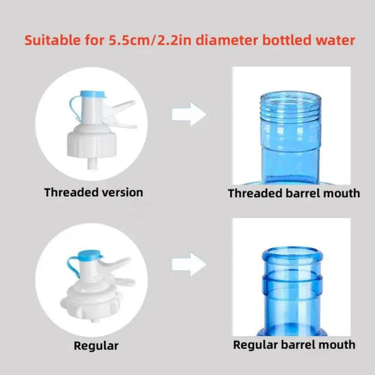 Multifunctional table top water jug stand water bottle rack for 5 gallon drinking bucket holder with dispenser