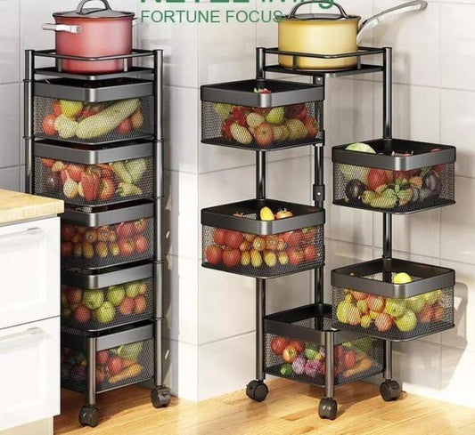 Fruit rack 5 layer square