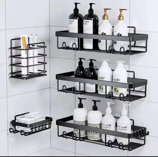 5pcs corner shower caddy