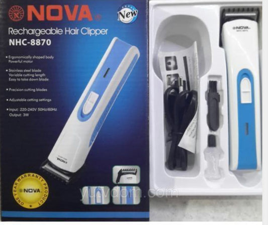 Rechargeable shaver