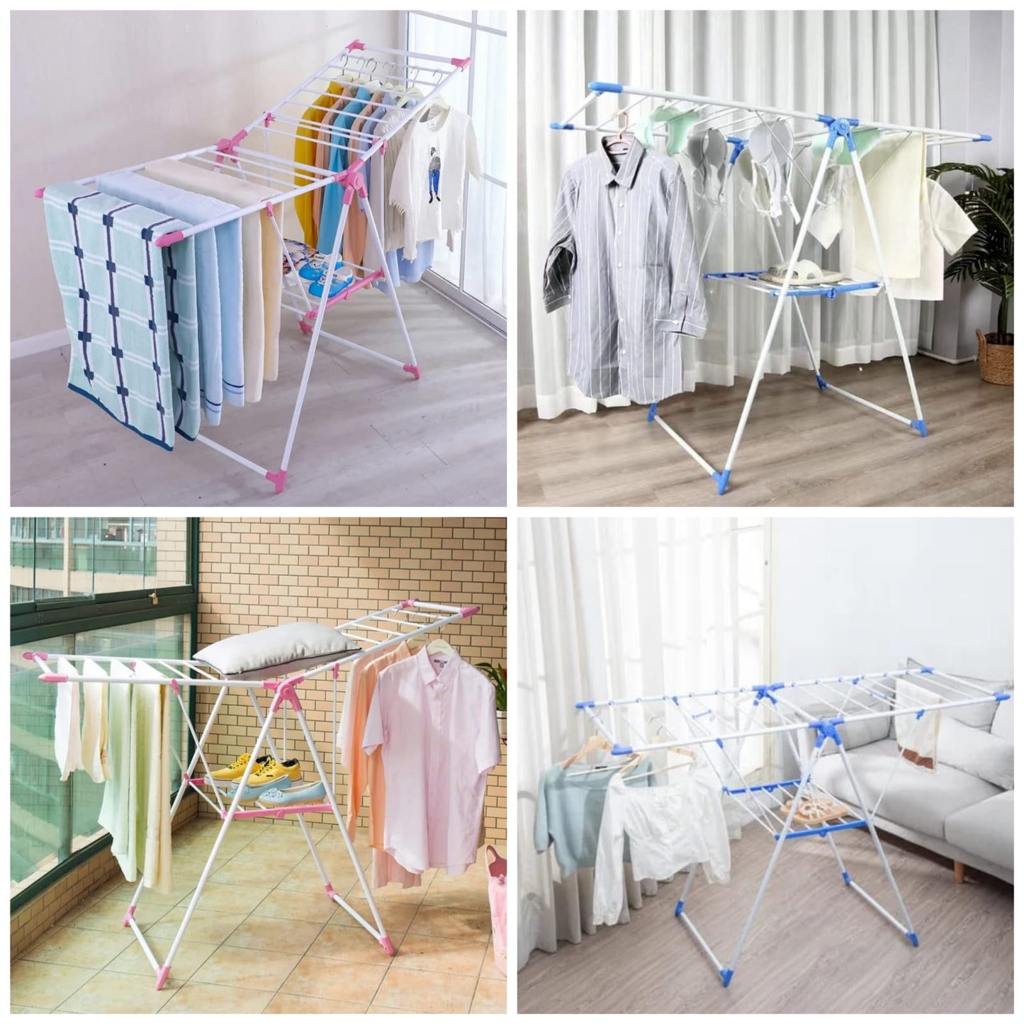 Foldable Clothes Drying Rack