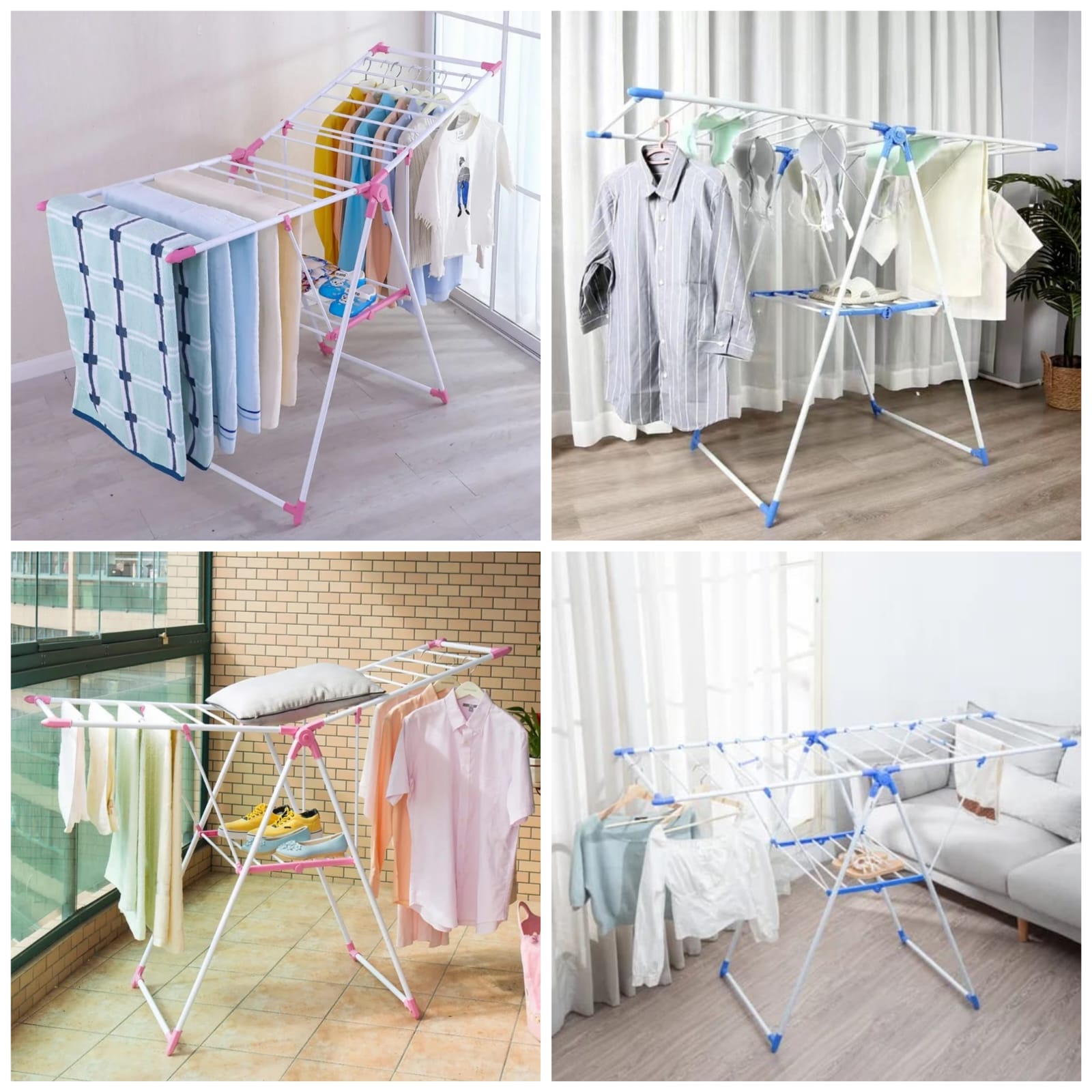 Foldable Clothes Drying Rack