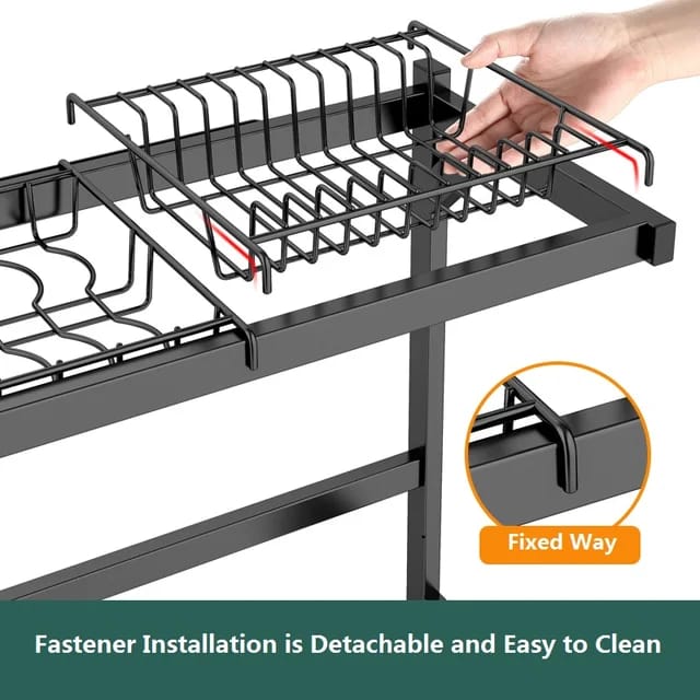 95cm Detachable Double Dish Rack