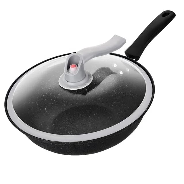 32cm Frying Wok Pan with Lid