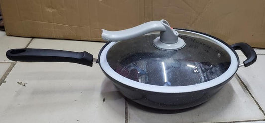 32cm Frying Wok Pan with Lid