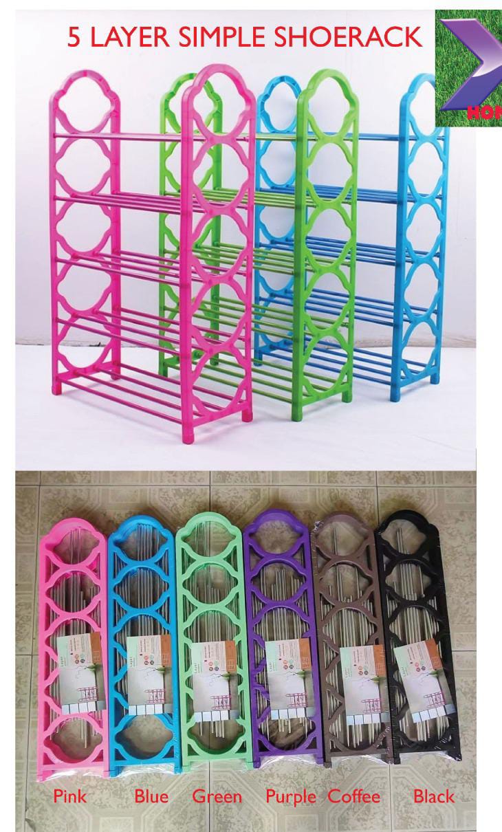 5 Tier Simple Shoe Rack