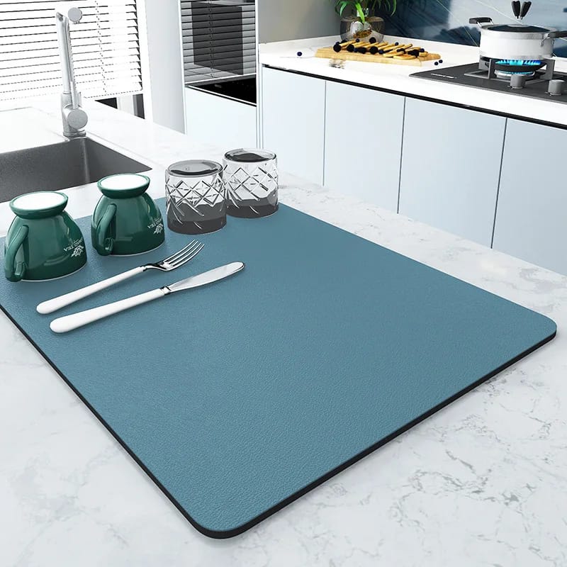 Super Absorbent Nonslip Drain Dish Drying Mat