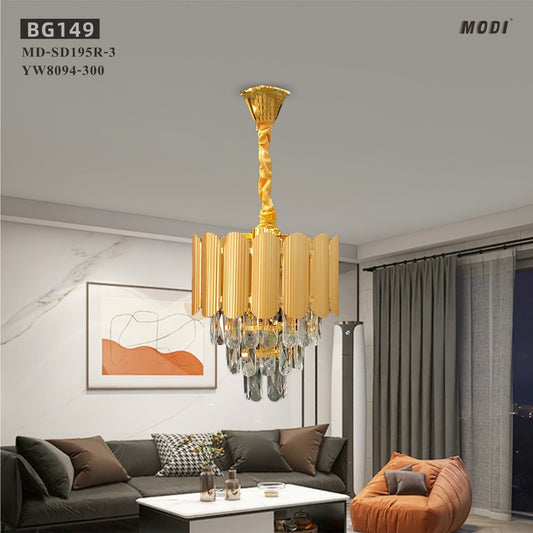 Crystal Chandeliers Gold