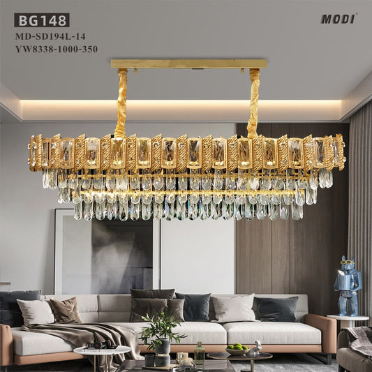 Crystal Chandeliers Gold