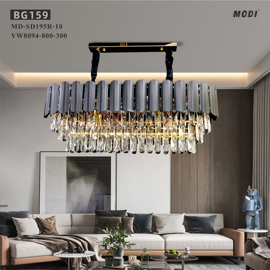 Crystal Chandeliers Black