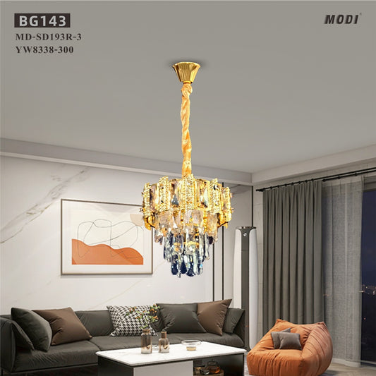 Crystal Chandeliers Gold