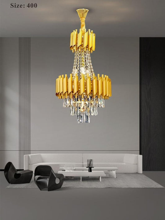 Crystal Chandeliers Gold